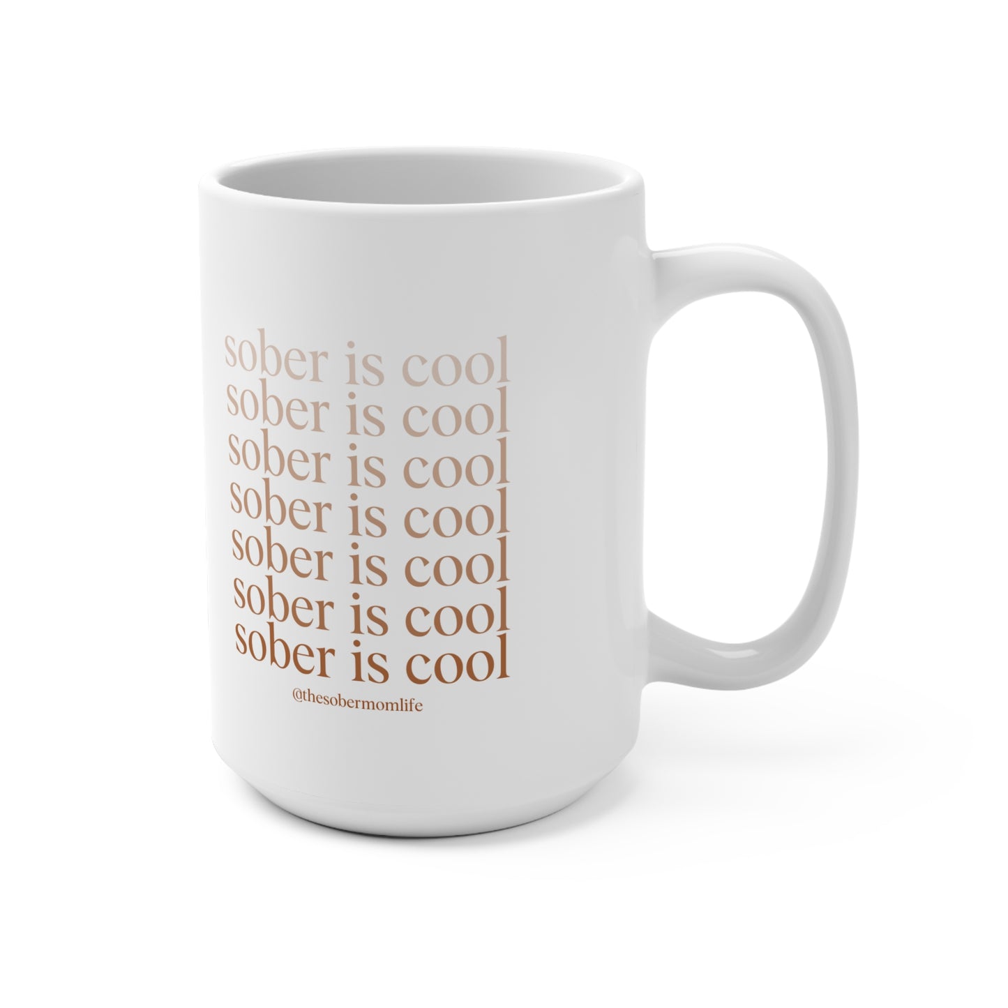 sober is cool mug