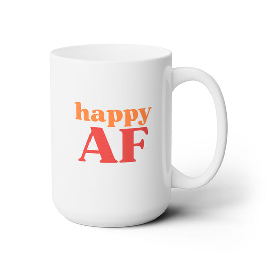happy AF mug