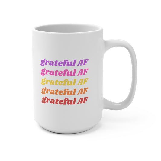 Grateful AF mug