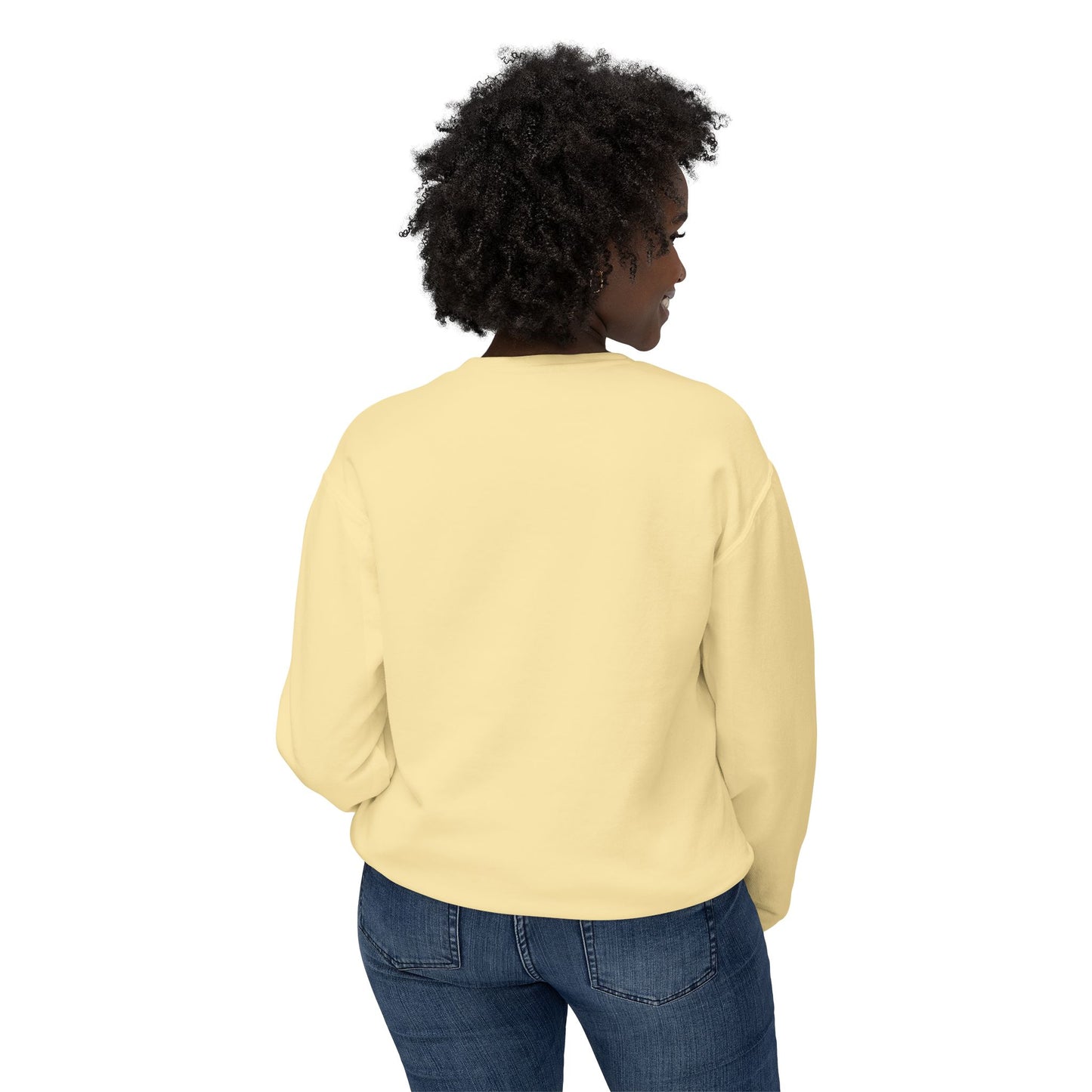 Happy AF Crewneck Sweatshirt | Casual Sweatshirt, Gift for Her, Birthday Gift, Soft Crewneck
