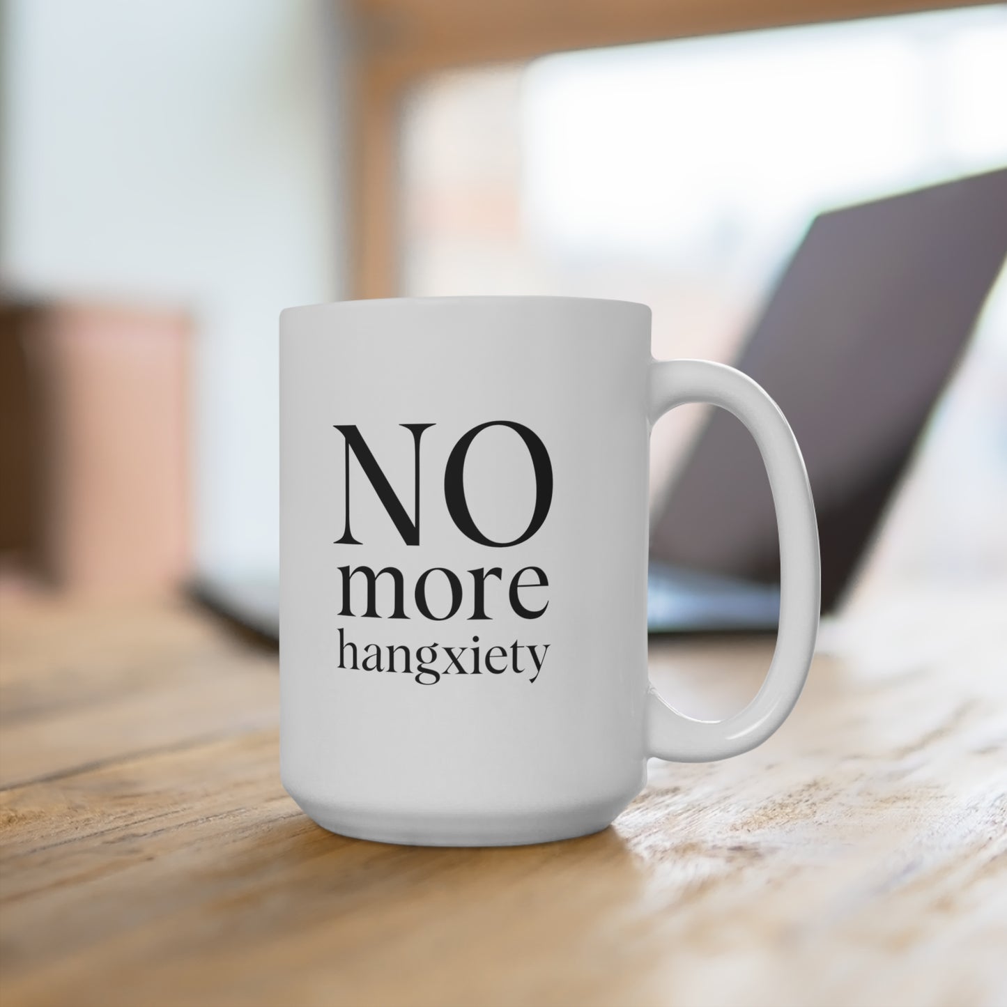 No More Hangxiety mug